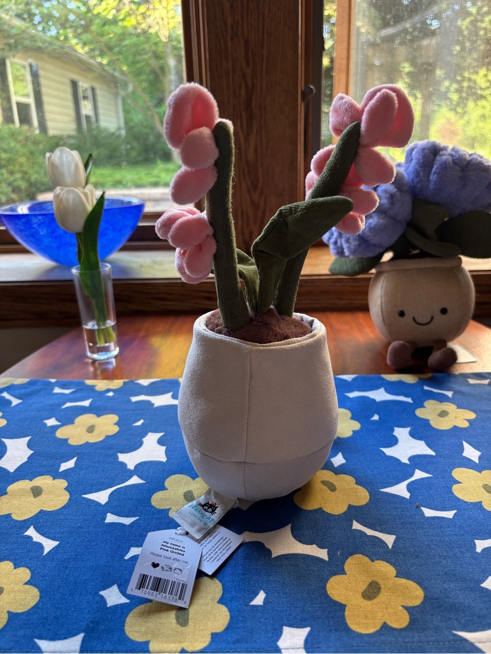 Jellycat Amuseables Pink Orchid* RETIRED 1/1/2026** BNWT 100% Authentic - Picture 9 of 11
